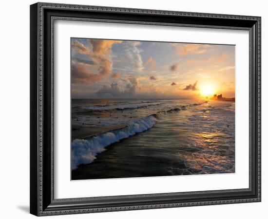 Pensacola Beach Sunset-Fredrick Corey Chestnut-Framed Photographic Print