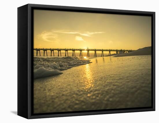 Pensacola Beach Sunset-Julian Loftis-Framed Premier Image Canvas