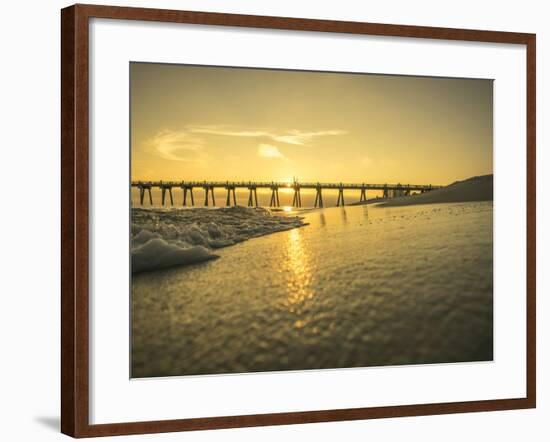 Pensacola Beach Sunset-Julian Loftis-Framed Photographic Print