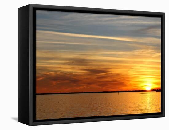 Pensacola Florida Sunset-Steven D Sepulveda-Framed Premier Image Canvas