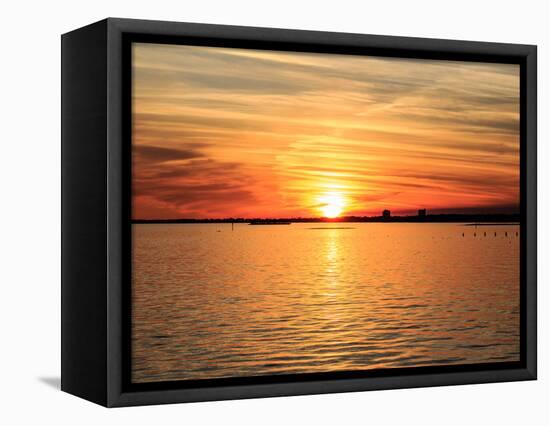 Pensacola Florida Sunset-Steven D Sepulveda-Framed Premier Image Canvas