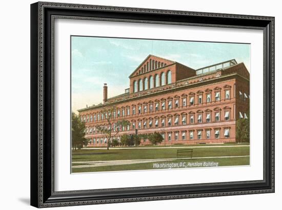 Pension Building, Washington D.C.-null-Framed Art Print