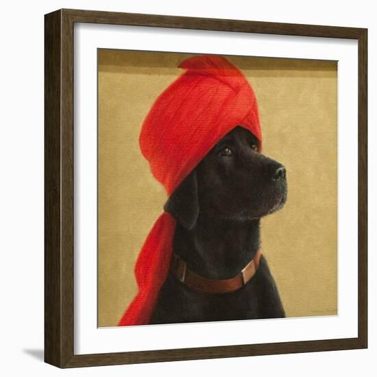 Pensive Maharaja, 2010-Lincoln Seligman-Framed Giclee Print