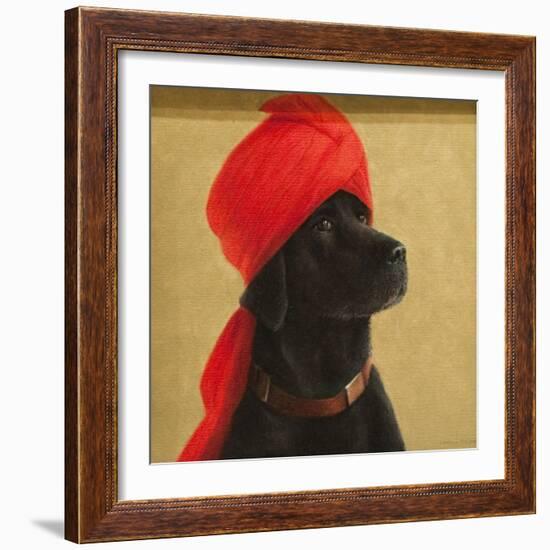 Pensive Maharaja, 2010-Lincoln Seligman-Framed Giclee Print