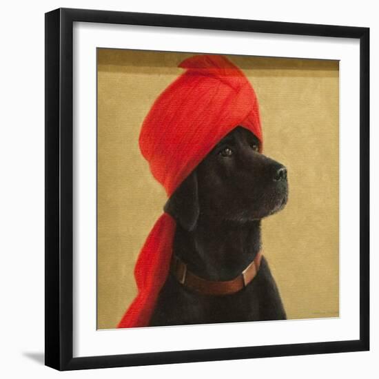 Pensive Maharaja, 2010-Lincoln Seligman-Framed Giclee Print