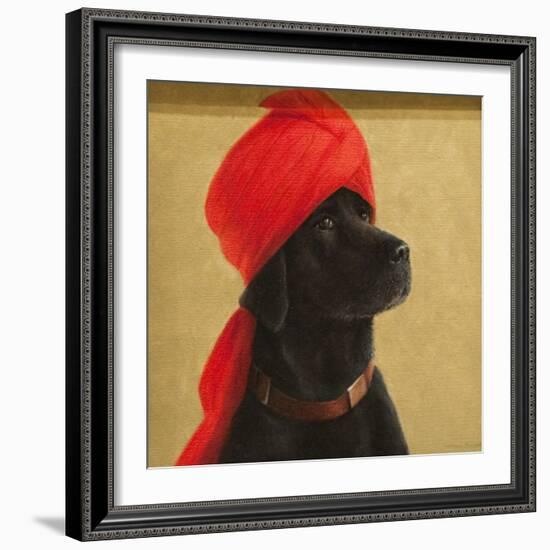 Pensive Maharaja, 2010-Lincoln Seligman-Framed Giclee Print