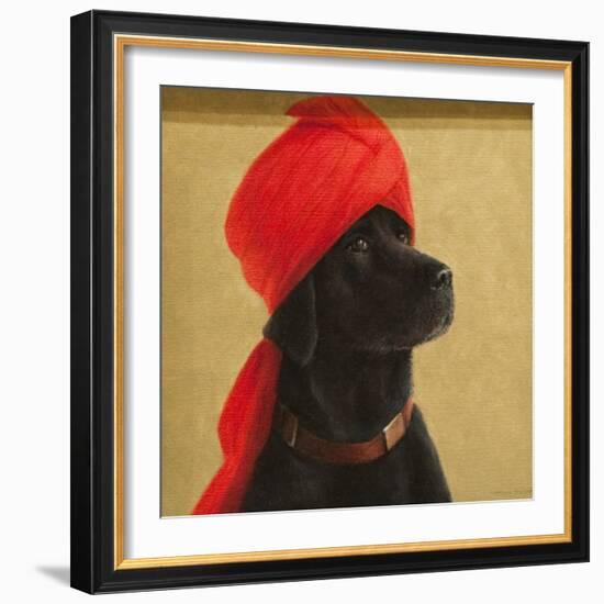 Pensive Maharaja, 2010-Lincoln Seligman-Framed Giclee Print