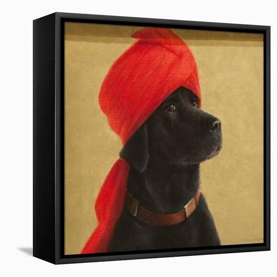 Pensive Maharaja, 2010-Lincoln Seligman-Framed Premier Image Canvas