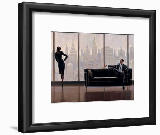 Pensive New York-Brent Lynch-Framed Premium Giclee Print