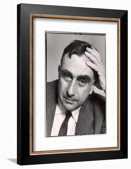 Pensive Portrait of Physicist Edward Teller-Alfred Eisenstaedt-Framed Photographic Print