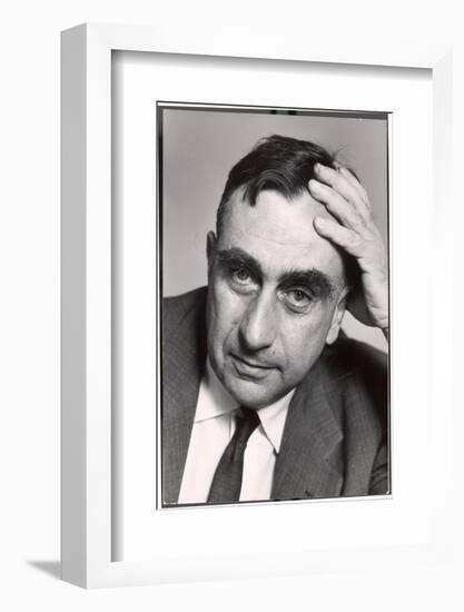 Pensive Portrait of Physicist Edward Teller-Alfred Eisenstaedt-Framed Photographic Print