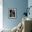 Pensive Portrait of Young African American Alone in His Room from Youth Essay-Gordon Parks-Framed Photographic Print displayed on a wall