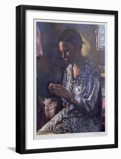 Pensive-Neville Clarke-Framed Collectable Print