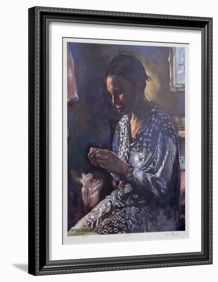 Pensive-Neville Clarke-Framed Collectable Print