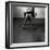 Pentacon Six Camera Shot of Topless Woman in Fishnet Stockings-Rafal Bednarz-Framed Photographic Print