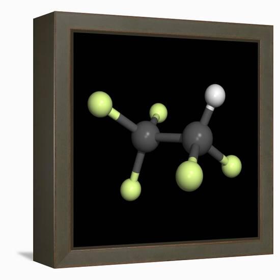 Pentafluoroethane Molecule-Friedrich Saurer-Framed Premier Image Canvas