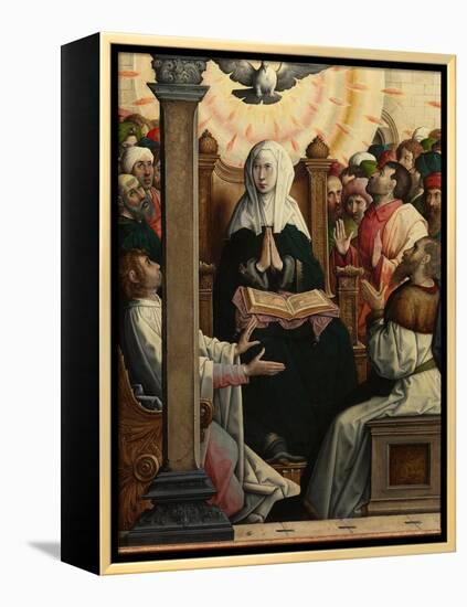 Pentecost, 1514-19 (Painting)-Juan de Flandes-Framed Premier Image Canvas