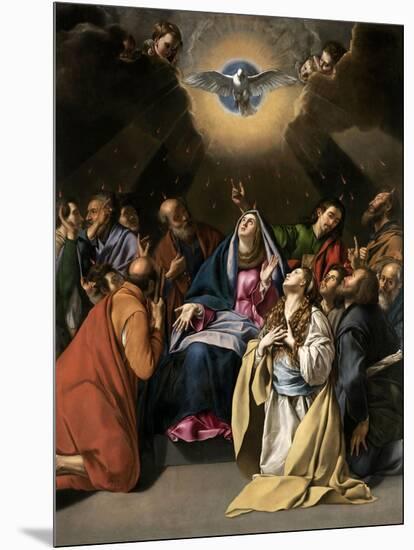 Pentecost, 1615-1620-Juan Bautista Mayno-Mounted Giclee Print