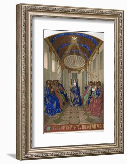 Pentecost, Fouquet-Jean Fouquet-Framed Photographic Print