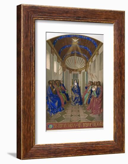 Pentecost, Fouquet-Jean Fouquet-Framed Photographic Print