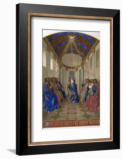 Pentecost, Fouquet-Jean Fouquet-Framed Photographic Print