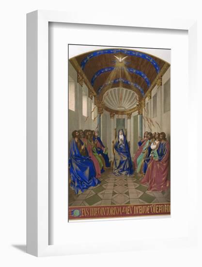 Pentecost, Fouquet-Jean Fouquet-Framed Photographic Print