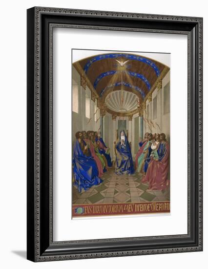 Pentecost, Fouquet-Jean Fouquet-Framed Photographic Print