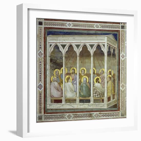 Pentecost-Giotto di Bondone-Framed Giclee Print