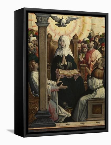 Pentecost-Juan de Flandes-Framed Premier Image Canvas