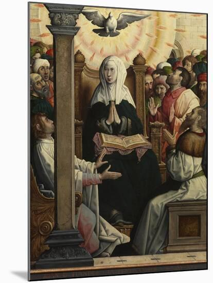 Pentecost-Juan de Flandes-Mounted Giclee Print