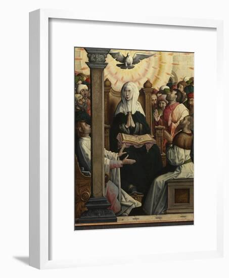 Pentecost-Juan de Flandes-Framed Premium Giclee Print