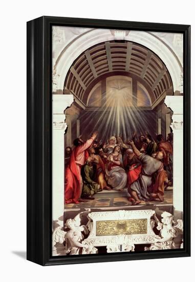 Pentecost-Titian (Tiziano Vecelli)-Framed Premier Image Canvas