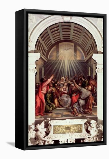 Pentecost-Titian (Tiziano Vecelli)-Framed Premier Image Canvas