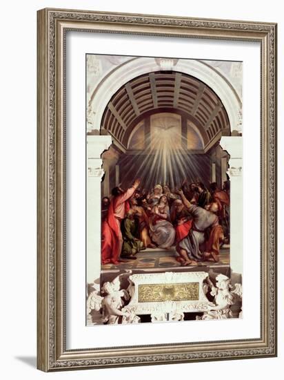 Pentecost-Titian (Tiziano Vecelli)-Framed Giclee Print