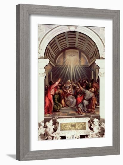 Pentecost-Titian (Tiziano Vecelli)-Framed Giclee Print