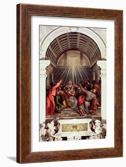 Pentecost-Titian (Tiziano Vecelli)-Framed Giclee Print