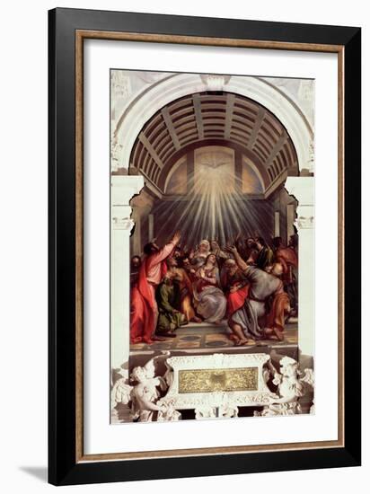 Pentecost-Titian (Tiziano Vecelli)-Framed Giclee Print