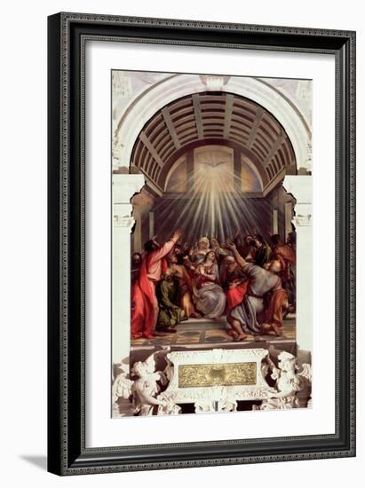 Pentecost-Titian (Tiziano Vecelli)-Framed Giclee Print