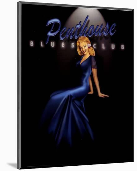 Penthouse Blues Club-Ralph Burch-Mounted Art Print