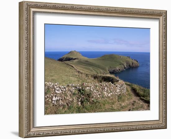 Pentire Point, Cornwall, England, United Kingdom-J Lightfoot-Framed Photographic Print