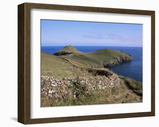 Pentire Point, Cornwall, England, United Kingdom-J Lightfoot-Framed Photographic Print