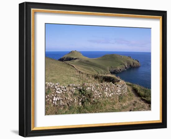 Pentire Point, Cornwall, England, United Kingdom-J Lightfoot-Framed Photographic Print
