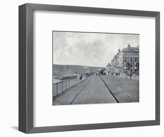 'Penzance - The Esplanade', 1895-Unknown-Framed Photographic Print