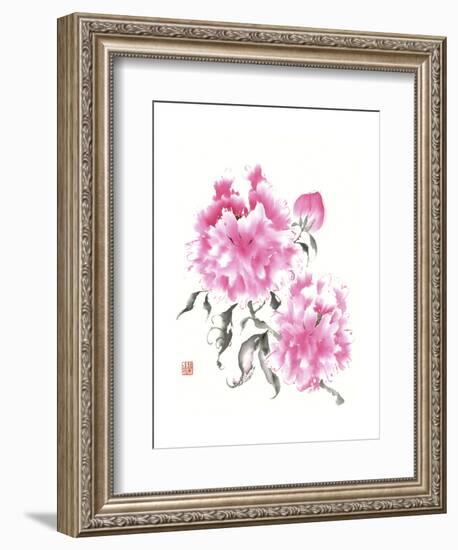 Peonie Blossoms I-Nan Rae-Framed Art Print