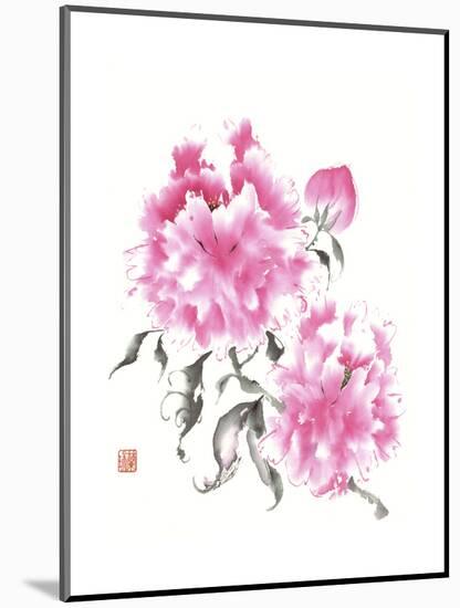 Peonie Blossoms I-Nan Rae-Mounted Art Print