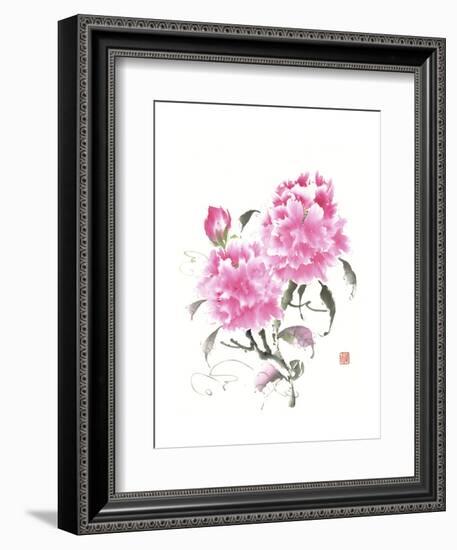 Peonie Blossoms II-Nan Rae-Framed Art Print