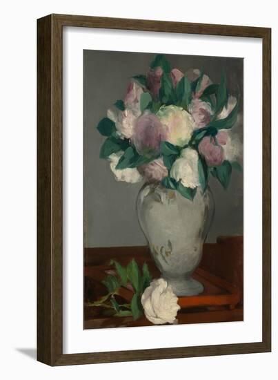 Peonies, 1864-65-Edouard Manet-Framed Giclee Print