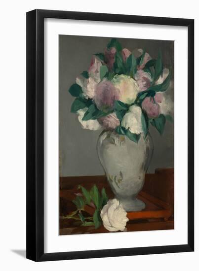 Peonies, 1864-65-Edouard Manet-Framed Giclee Print