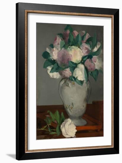 Peonies, 1864-65-Edouard Manet-Framed Giclee Print