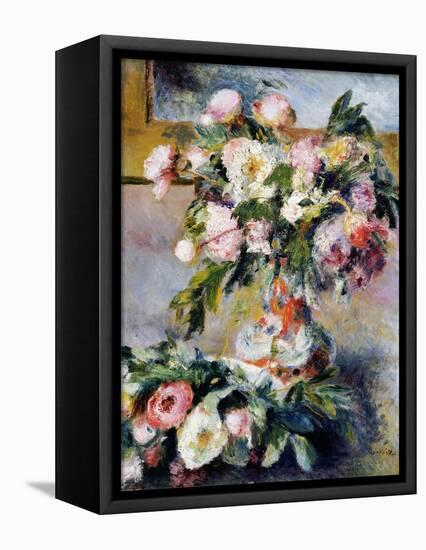 Peonies, 1878-Pierre-Auguste Renoir-Framed Premier Image Canvas